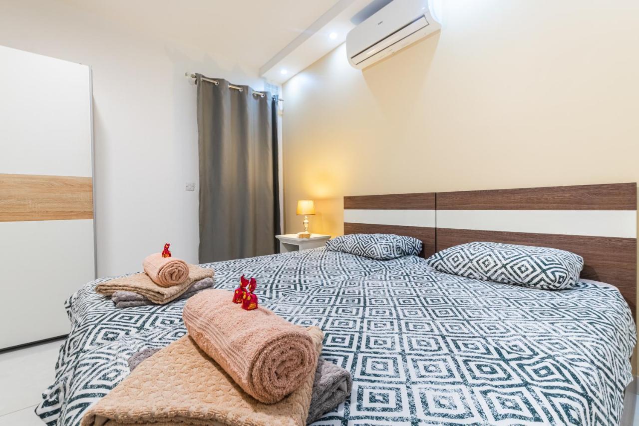 New 3 Bdr 2 Bth Apartment Terrace In Bugibba St. Paul's Bay Exteriör bild