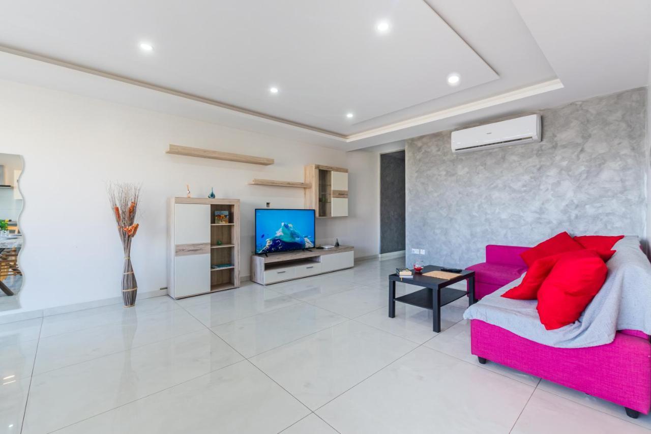 New 3 Bdr 2 Bth Apartment Terrace In Bugibba St. Paul's Bay Exteriör bild