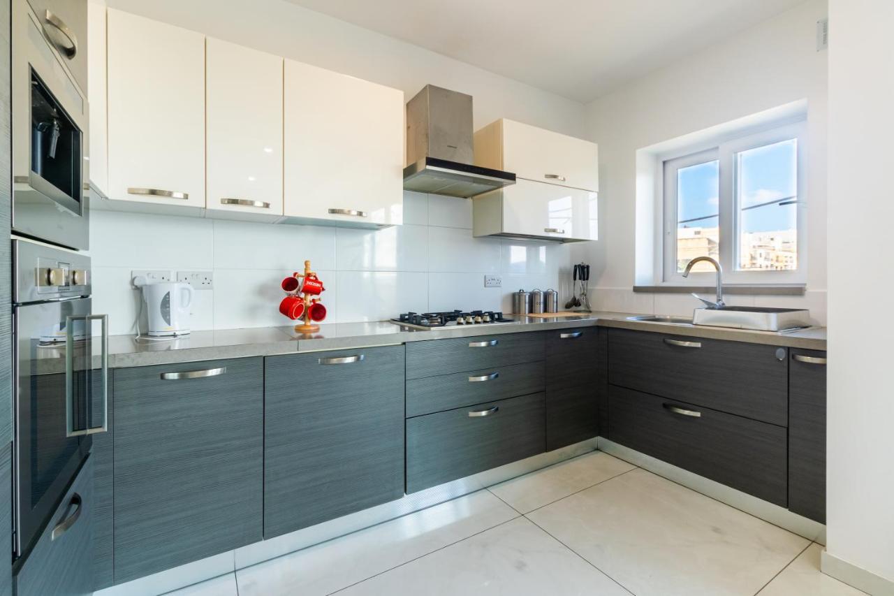New 3 Bdr 2 Bth Apartment Terrace In Bugibba St. Paul's Bay Exteriör bild